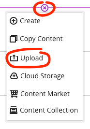 upload file button