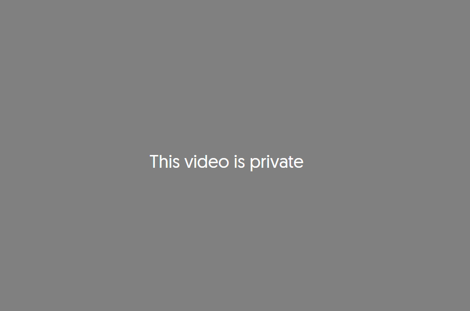 video is private window