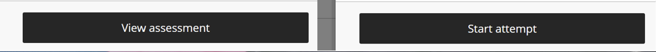 view assessment and start attempt buttons, side by side