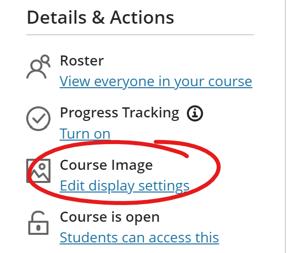 Edit Display Settings link in context, circled