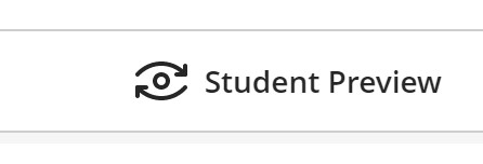 Student Preview button