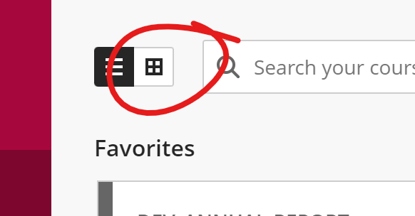 grid icon highlighted