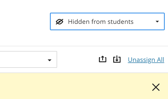 group visibility pulldown