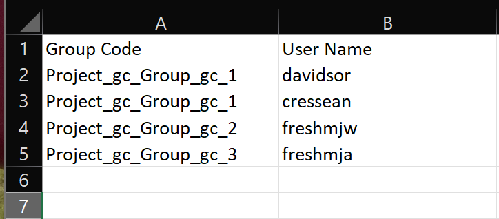 Sample import format