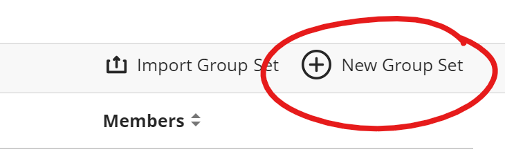 new group set button