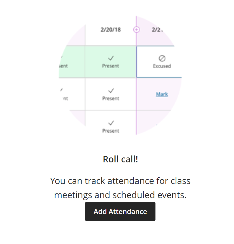 Add Attendance button