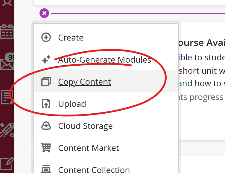 Copy Content item 